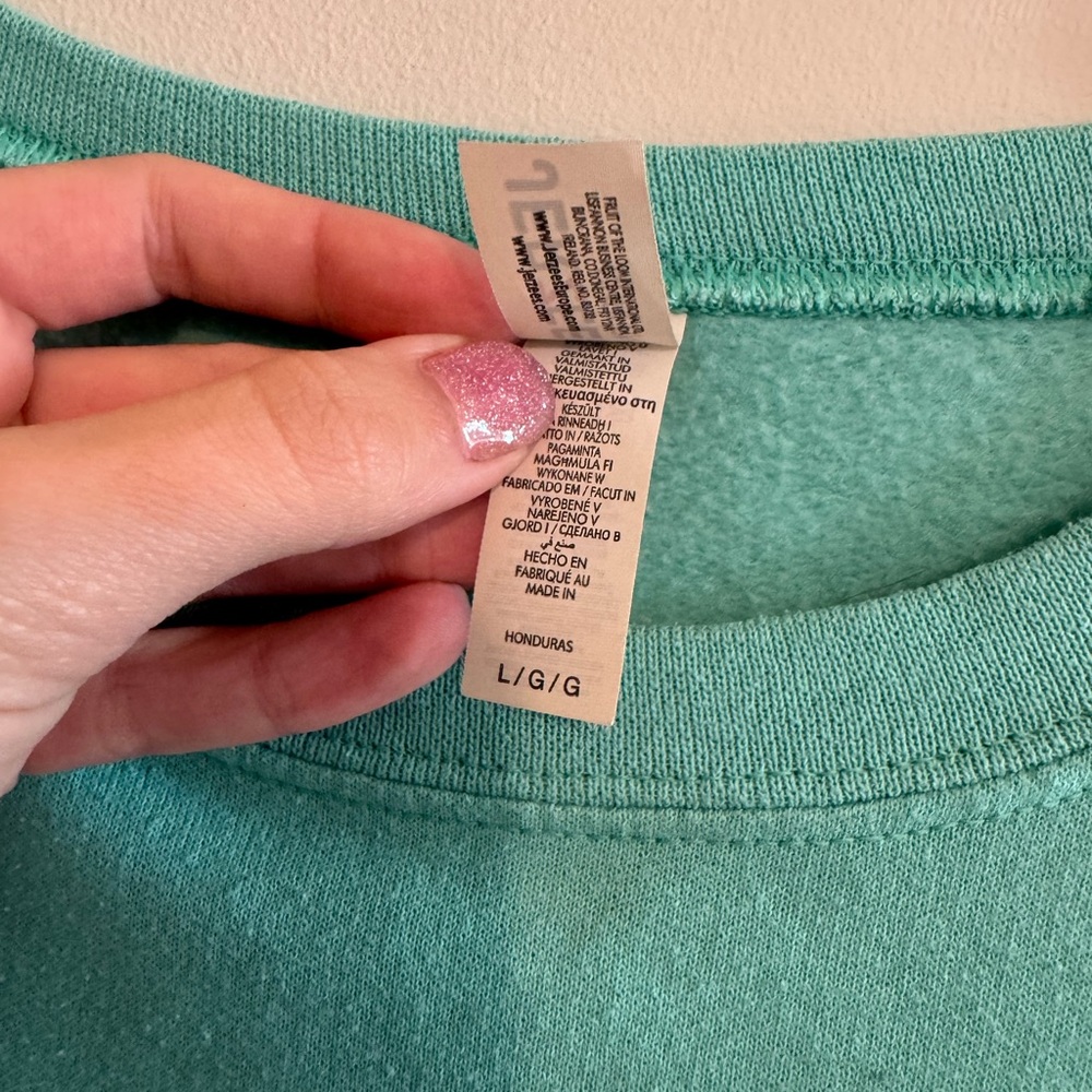 2/$15 Teal 'MAMA' Sweatshirt - Picture 3 of 4